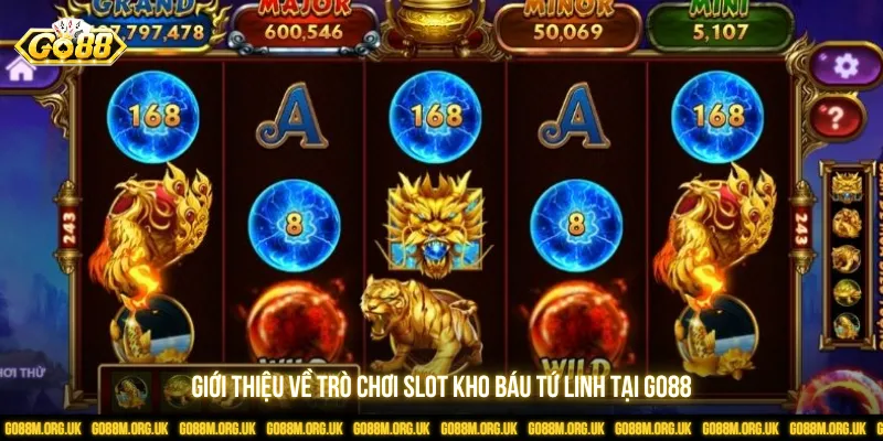 Kho Báu Tứ Linh là game quay hũ online với chủ đề mới mẻ