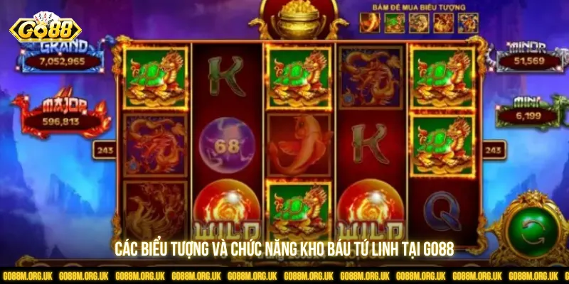 Mỗi biểu tượng slot chức năng khác nhau hỗ trợ người chơi